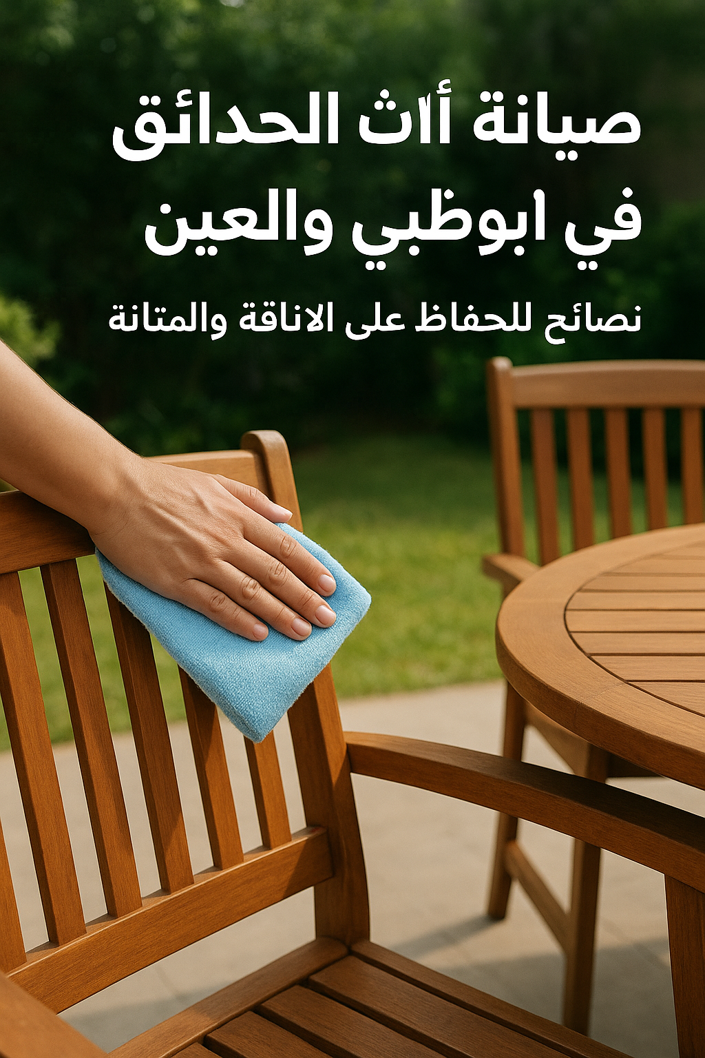 صيانة أثاث الحدائق في أبوظبي والعين: نصائح للحفاظ على الأناقة والمتانة
